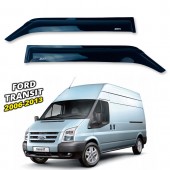 Дефлекторы окон Ford Transit 2006-2013 накладные (DEFL) Q2 Дефлекторы окон Ford Transit 2006-2013 накладные (DEFL) Q2
